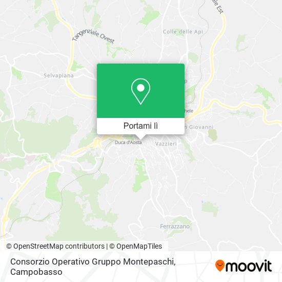 Mappa Consorzio Operativo Gruppo Montepaschi