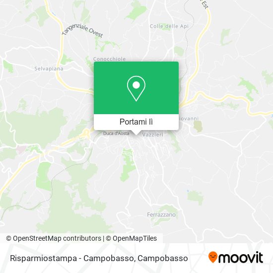 Mappa Risparmiostampa - Campobasso