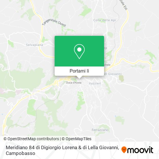 Mappa Meridiano 84 di Digiorgio Lorena & di Lella Giovanni
