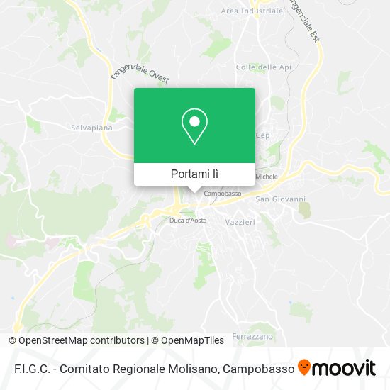 Mappa F.I.G.C. - Comitato Regionale Molisano