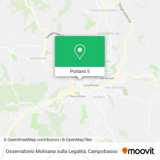 Mappa Osservatorio Molisano sulla Legalità