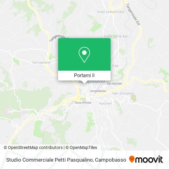 Mappa Studio Commerciale Petti Pasqualino