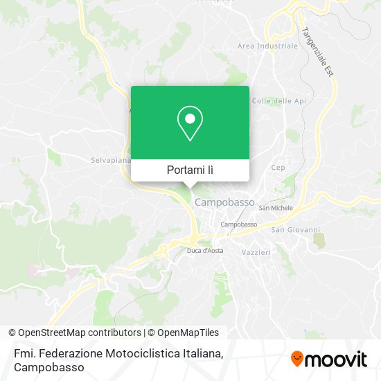 Mappa Fmi. Federazione Motociclistica Italiana