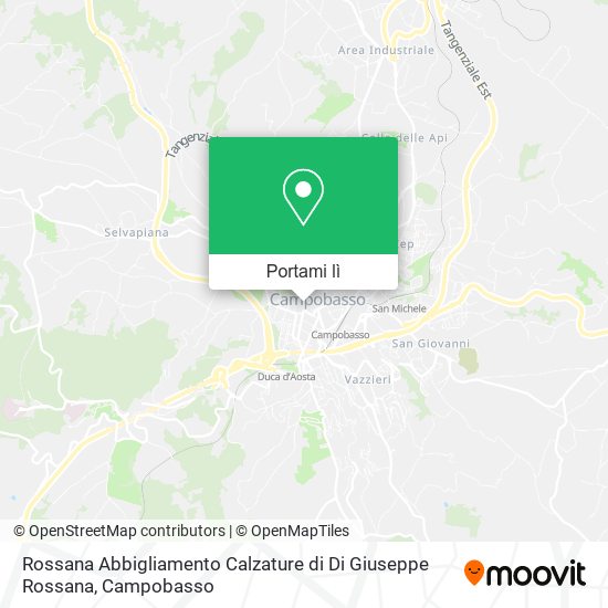 Mappa Rossana Abbigliamento Calzature di Di Giuseppe Rossana