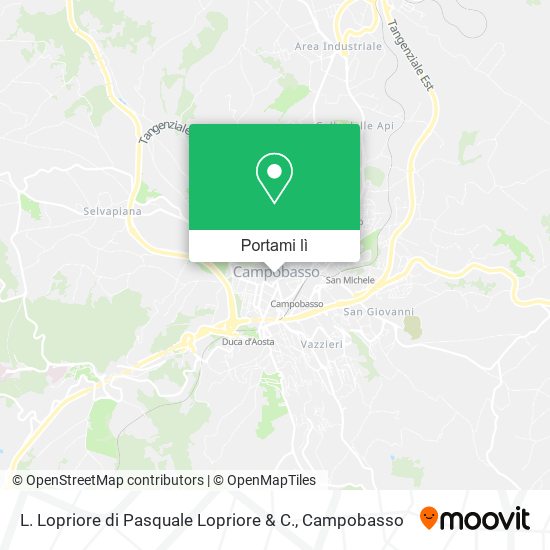 Mappa L. Lopriore di Pasquale Lopriore & C.