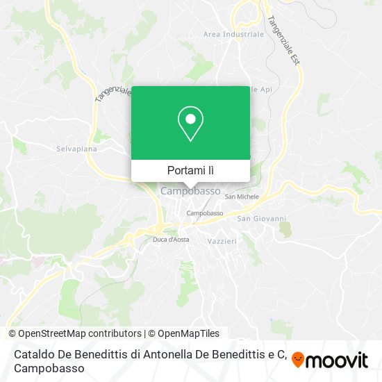 Mappa Cataldo De Benedittis di Antonella De Benedittis e C