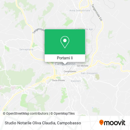 Mappa Studio Notarile Oliva Claudia