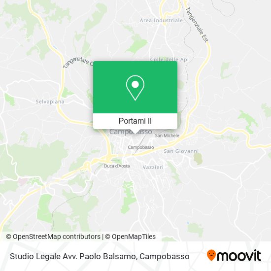 Mappa Studio Legale Avv. Paolo Balsamo