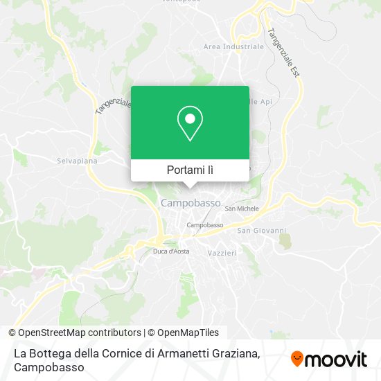 Mappa La Bottega della Cornice di Armanetti Graziana