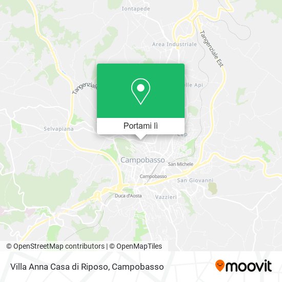 Mappa Villa Anna Casa di Riposo