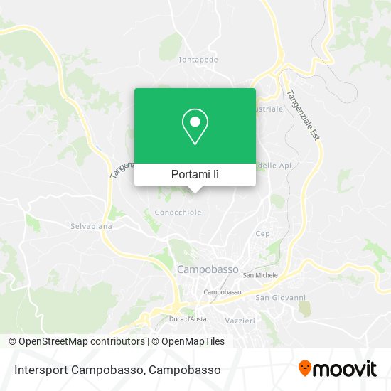 Mappa Intersport Campobasso