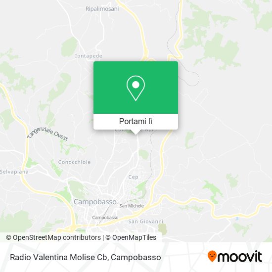 Mappa Radio Valentina Molise Cb