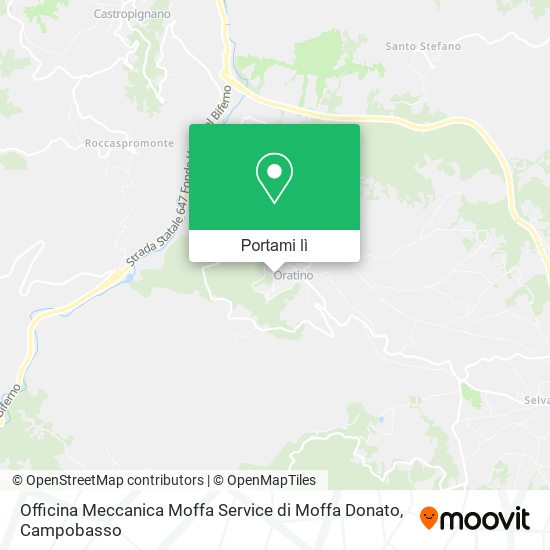 Mappa Officina Meccanica Moffa Service di Moffa Donato
