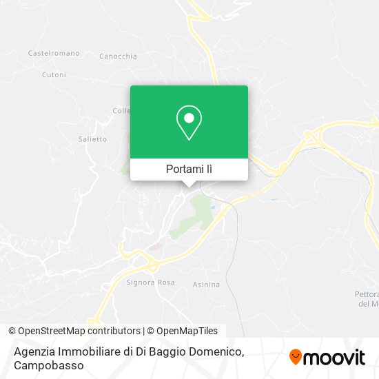 Mappa Agenzia Immobiliare di Di Baggio Domenico