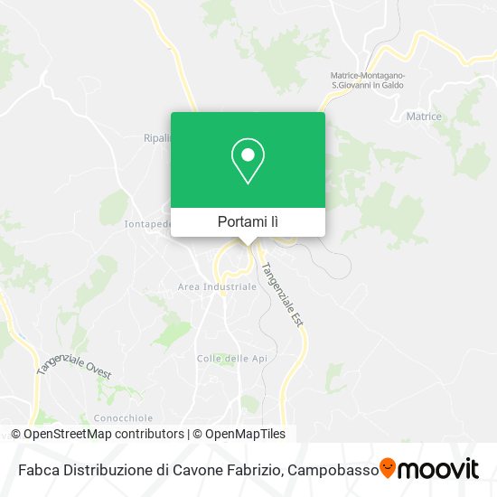 Mappa Fabca Distribuzione di Cavone Fabrizio