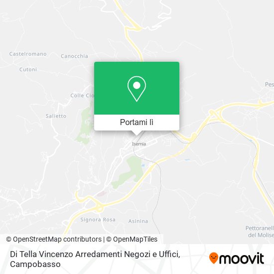 Mappa Di Tella Vincenzo Arredamenti Negozi e Uffici