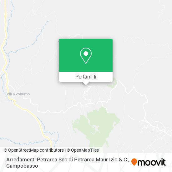 Mappa Arredamenti Petrarca Snc di Petrarca Maur Izio & C.
