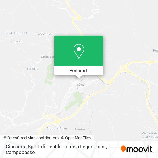 Mappa Gianserra Sport di Gentile Pamela Legea Point