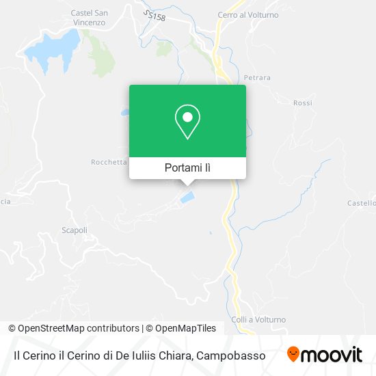 Mappa Il Cerino il Cerino di De Iuliis Chiara