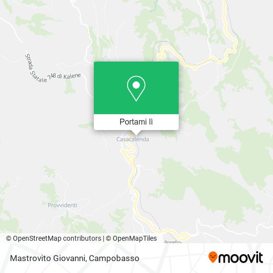 Mappa Mastrovito Giovanni