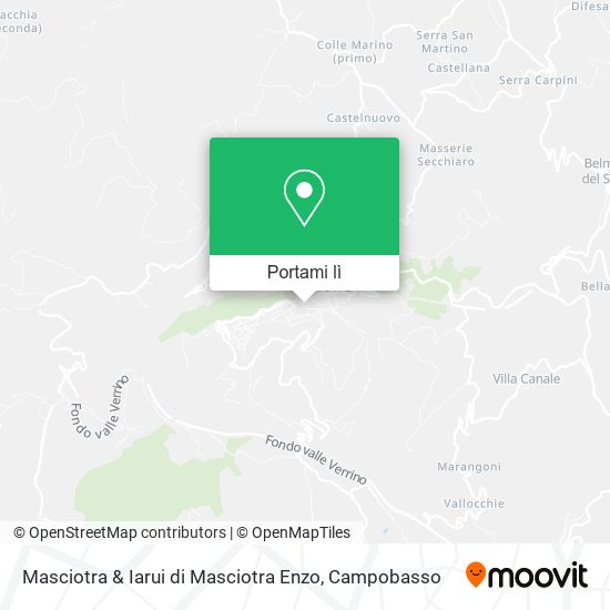Mappa Masciotra & Iarui di Masciotra Enzo