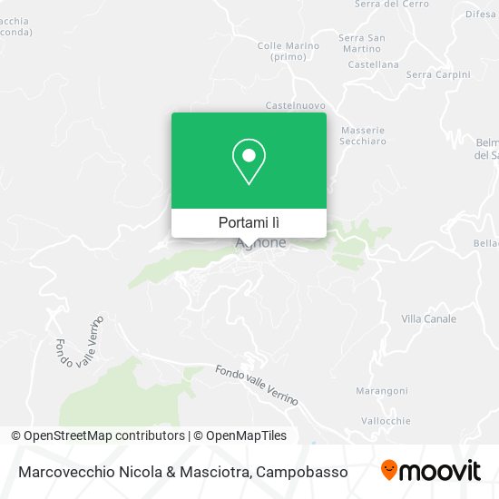Mappa Marcovecchio Nicola & Masciotra