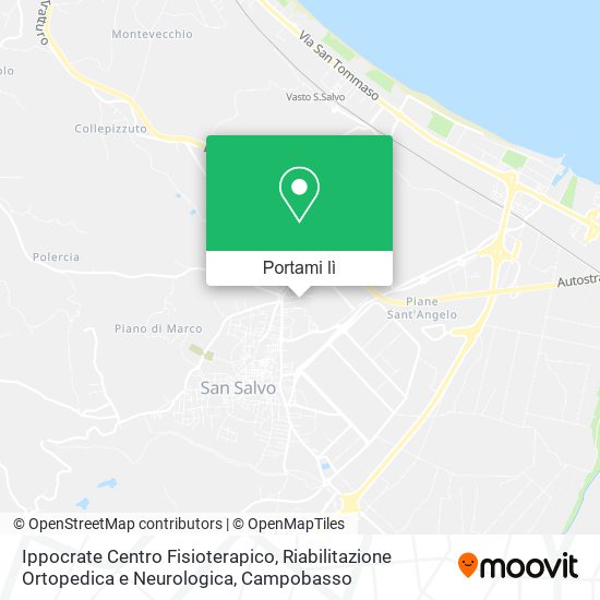 Mappa Ippocrate Centro Fisioterapico, Riabilitazione Ortopedica e Neurologica