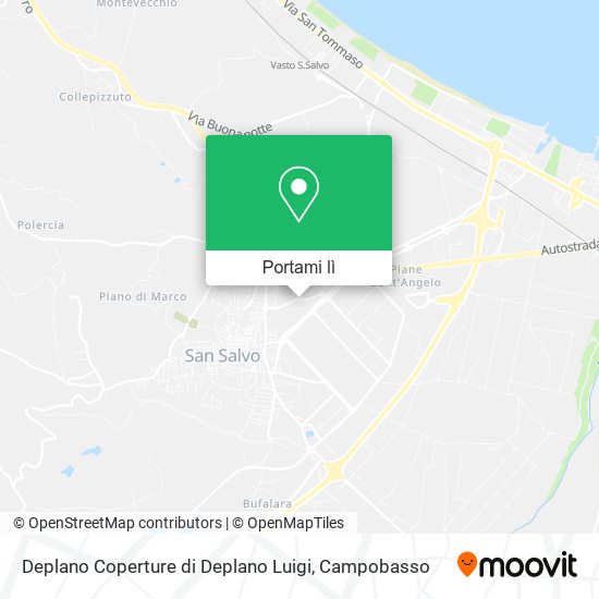 Mappa Deplano Coperture di Deplano Luigi