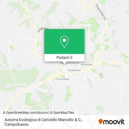 Mappa Azzurra Ecologica di Cerciello Marcello & C.