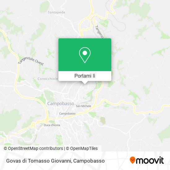 Mappa Govas di Tomasso Giovanni