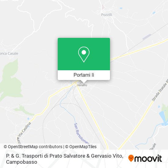 Mappa P. & G. Trasporti di Prato Salvatore & Gervasio Vito