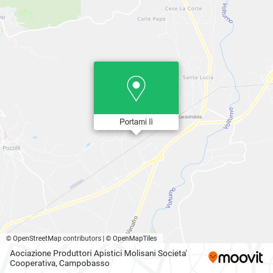 Mappa Aociazione Produttori Apistici Molisani Societa' Cooperativa
