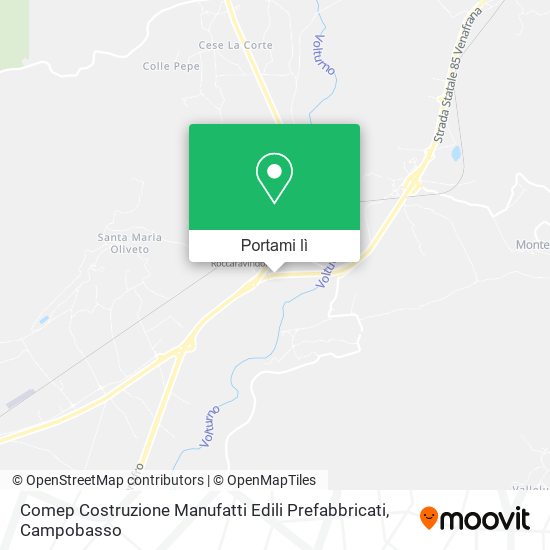 Mappa Comep Costruzione Manufatti Edili Prefabbricati