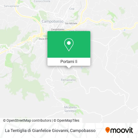 Mappa La Tentiglia di Gianfelice Giovanni