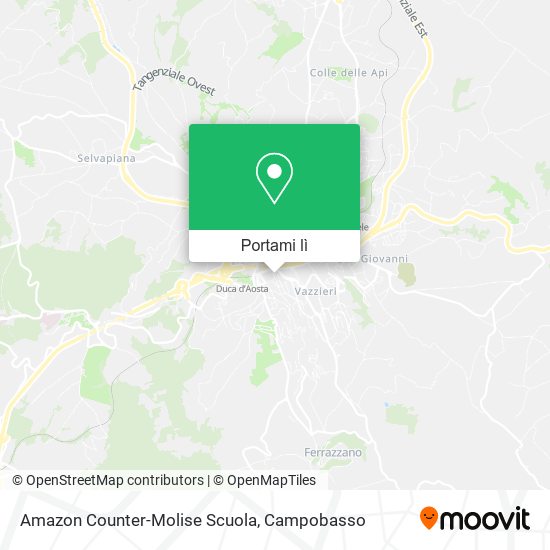 Mappa Amazon Counter-Molise Scuola
