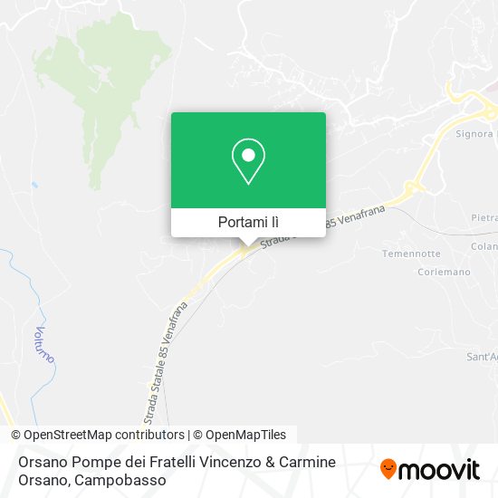 Mappa Orsano Pompe dei Fratelli Vincenzo & Carmine Orsano