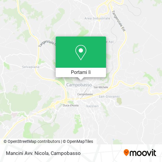 Mappa Mancini Avv. Nicola