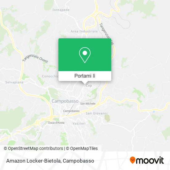 Mappa Amazon Locker-Bietola