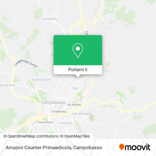 Mappa Amazon Counter-Primaedicola