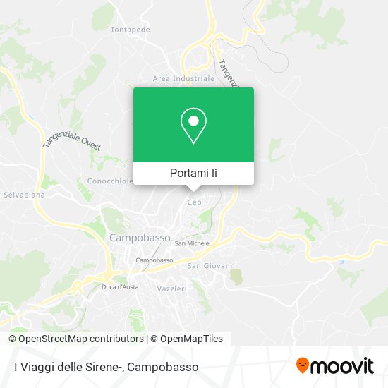 Mappa I Viaggi delle Sirene-
