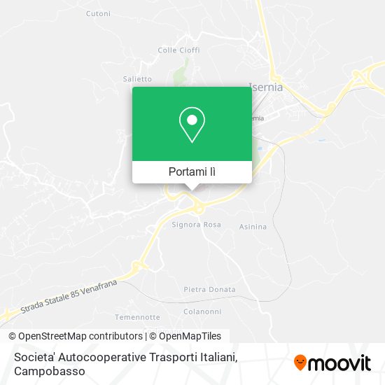 Mappa Societa' Autocooperative Trasporti Italiani