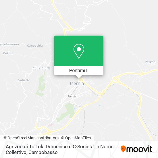 Mappa Agrizoo di Tortola Domenico e C-Societa' in Nome Collettivo