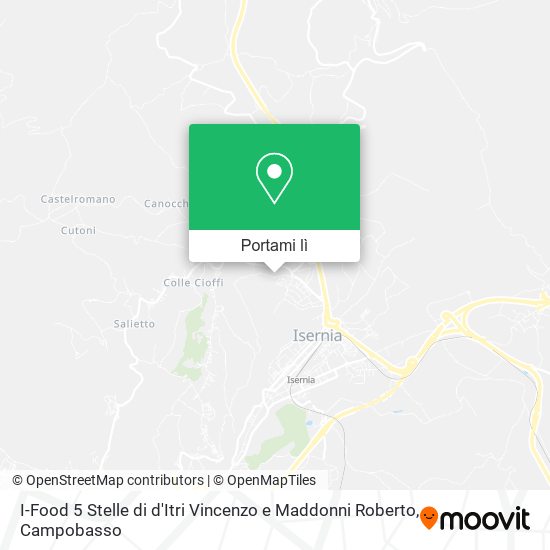 Mappa I-Food 5 Stelle di d'Itri Vincenzo e Maddonni Roberto