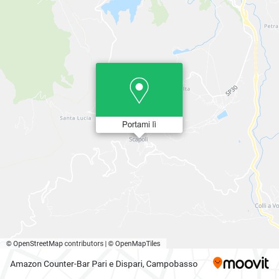 Mappa Amazon Counter-Bar Pari e Dispari