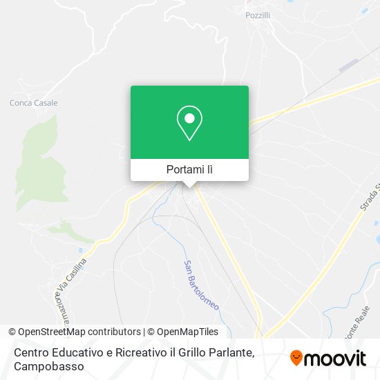 Mappa Centro Educativo e Ricreativo il Grillo Parlante