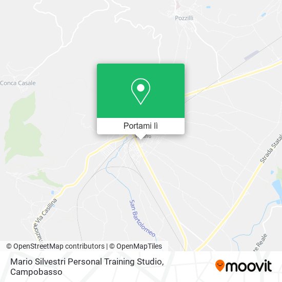 Mappa Mario Silvestri Personal Training Studio
