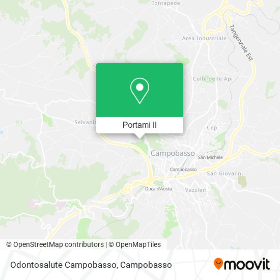 Mappa Odontosalute Campobasso