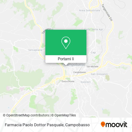 Mappa Farmacia Paolo Dottor Pasquale