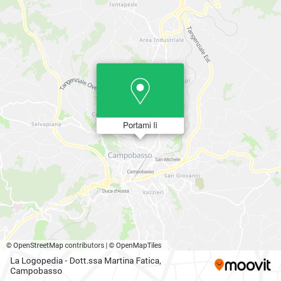 Mappa La Logopedia - Dott.ssa Martina Fatica