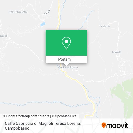 Mappa Caffè Capriccio di Maglioli Teresa Lorena